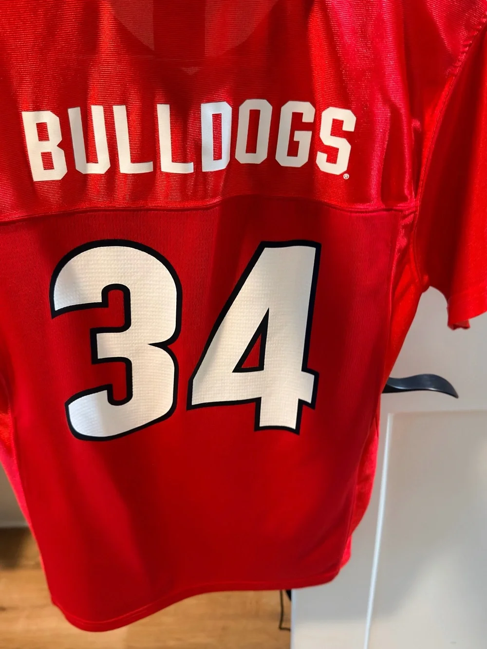 Pro Edge Red Jersey with Black Trim and White Accents